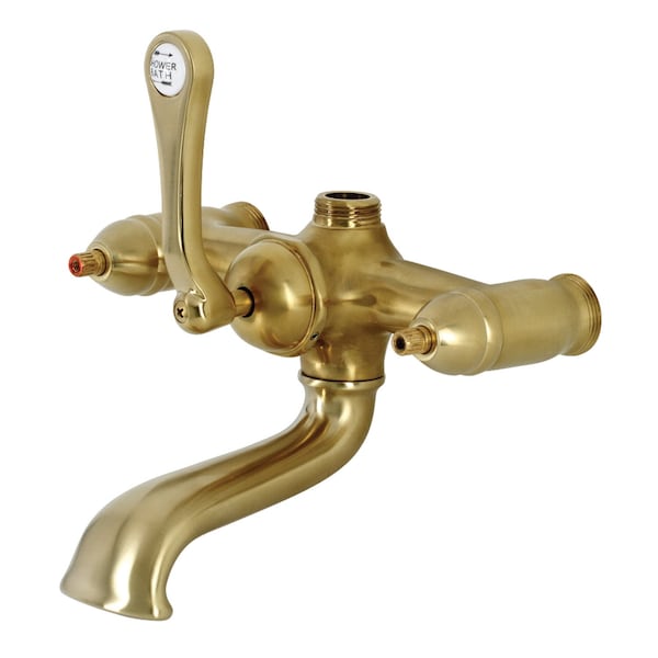 ABT100-7 Vintage Tub Faucet Body, Brushed Brass